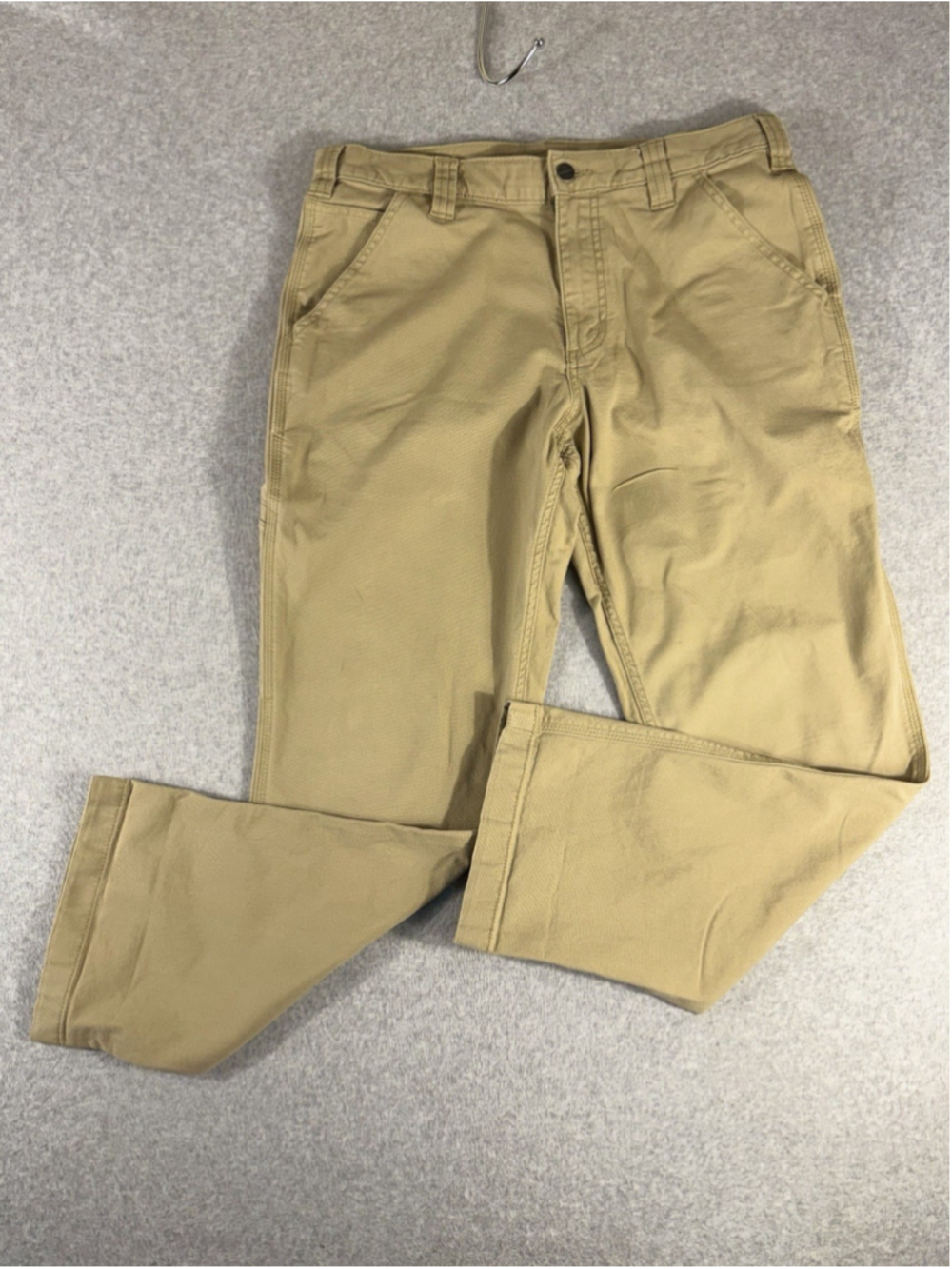 Carhartt Relaxed Fit Utility Work Pants Khaki Canvas Men’s 33x30 Carpenter